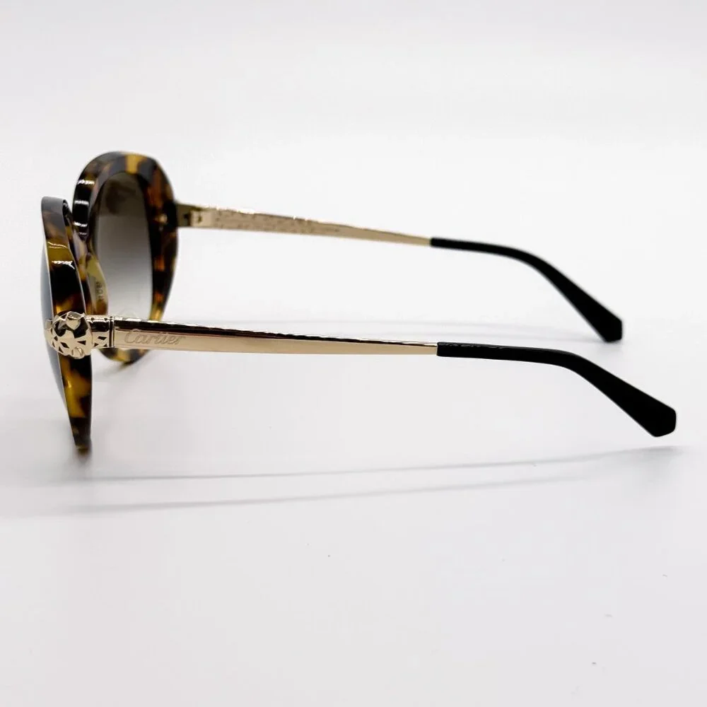 NEW CARTIER CT0064S 002 WOMEN HAVANA SUNGLASSES CT0064S 002 - Picture 8 of 12